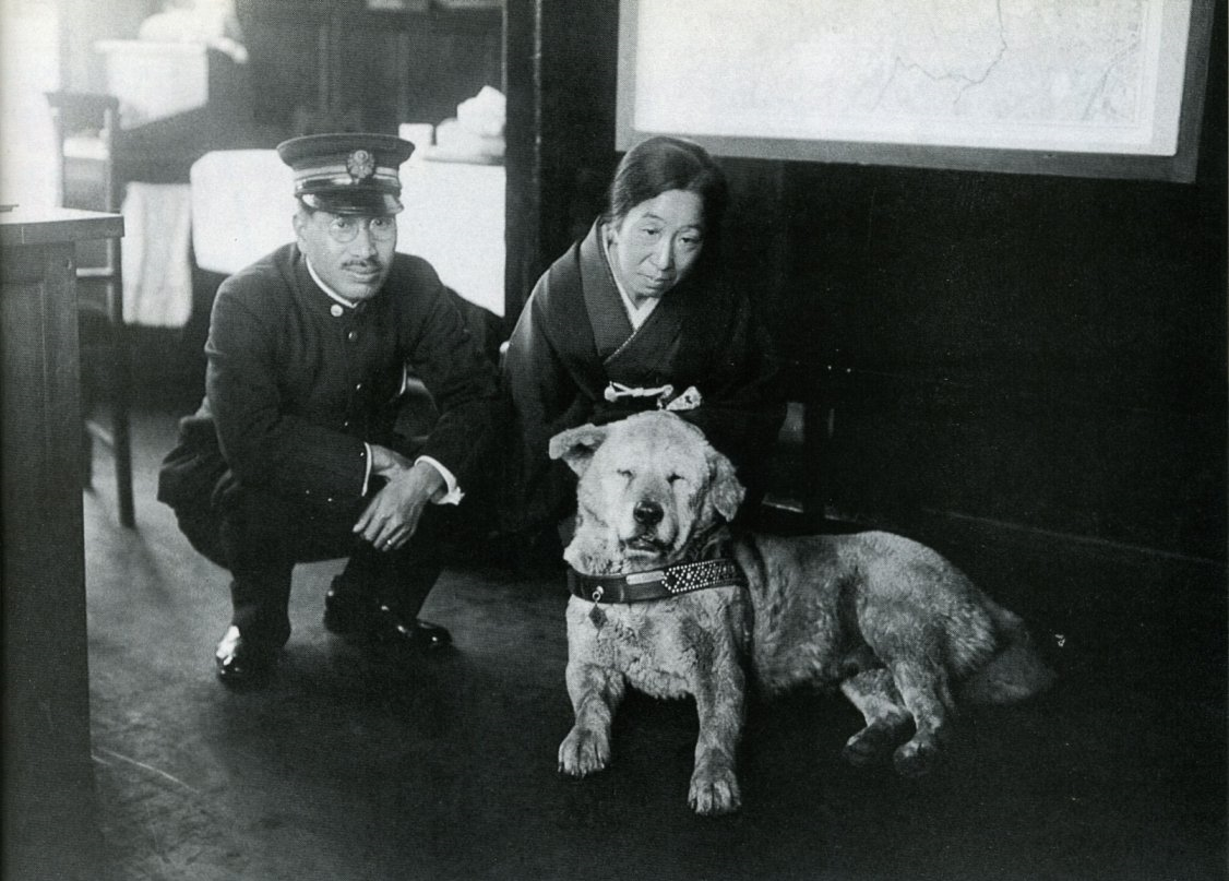 Hachikō at Shibuya Station